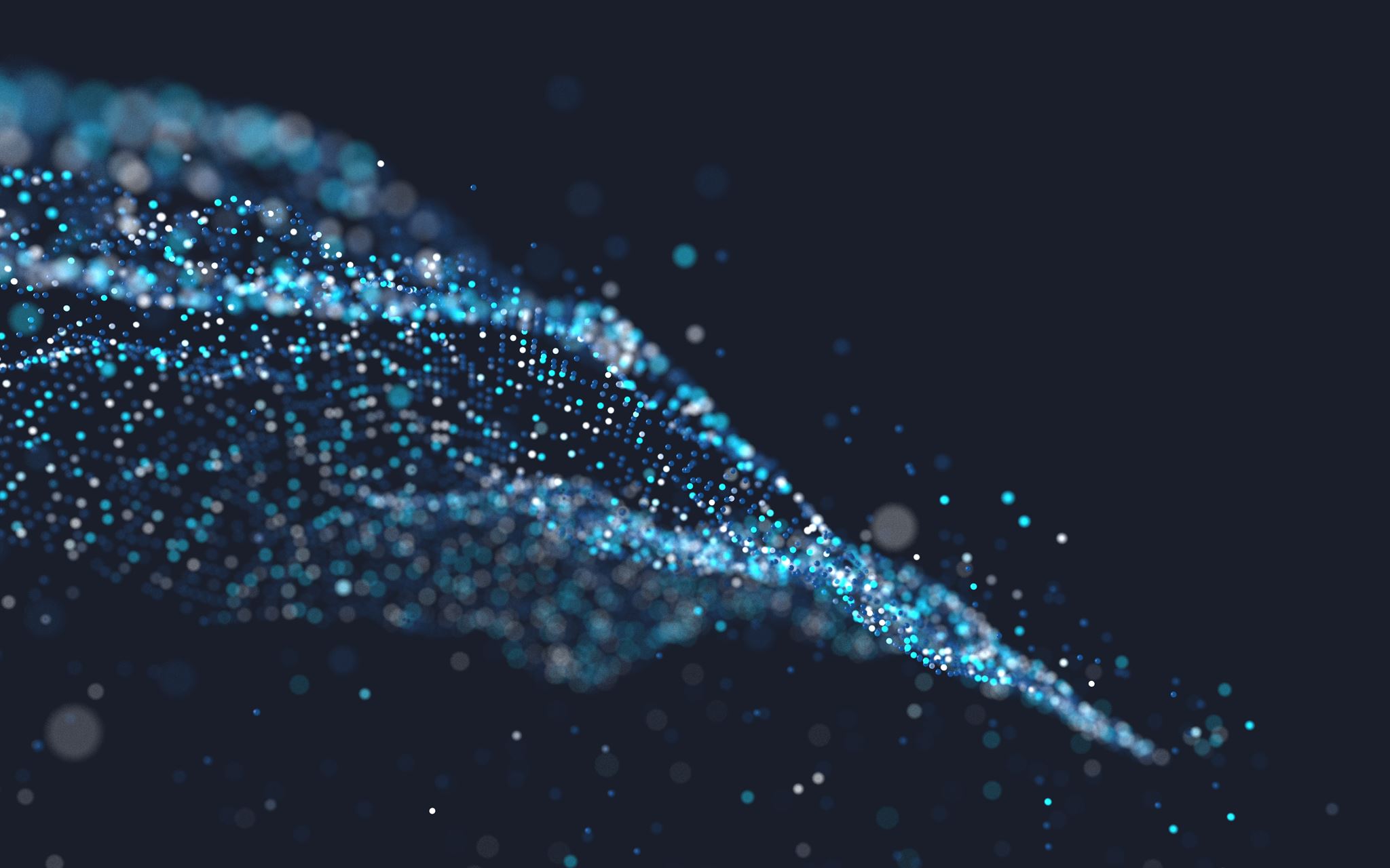 Glowing-blue-particles